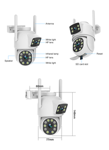 O-KAM <span class=keywords><strong>Pro</strong></span> 6MP ngoài trời ống kính kép không dây PTZ CCTV Camera an ninh mạng 6MP 4K ứng dụng O-KAM ống kính kép Mini Wifi Camera An Ninh - Product Image 6
