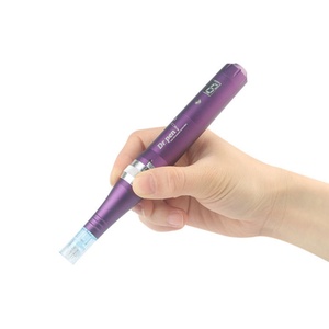 Máquina Eléctrica de Microagujas para Reafirmar y Blanquear la Piel, Estimulación del Crecimiento del Cabello, Pantalla LCD de 5 Velocidades, Derma <span class=keywords><strong>Pen</strong></span> <span class=keywords><strong>X5</strong></span> con Cable - Product Image 4