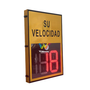 Rilevatore Radar Personalizzabile con Testo Lampeggiante e Display a Due o Tre Cifre, Segnale Solare del Limite di Velocità - Product Image 3