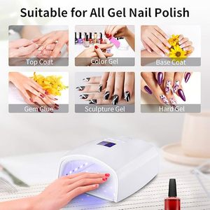 Lámpara de Uñas LED UV Recargable de 48W, Inalámbrica, Profesional, para Gel, Arte de Uñas y Manicura, para el Hogar y Salón - Product Image 6