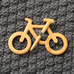 Broche de <span class=keywords><strong>Madera</strong></span> con Forma de Animal, Accesorios de Ropa con Dibujos Animados de Animales, Regalos Hechos a Mano - Product Image 4