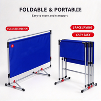 Barrière de tennis de table en tissu Oxford pliable et détachable, avec structure en tuyau galvanisé antirouille, plusieurs options de couleurs