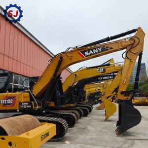 รถขุด SANY SY215C มือสอง ขนาด 21 ตัน ระบบไฮดรอลิก แบบตีนตะขาบ รุ่น SY215 เครื่องจักรก่อสร้างมือสองสำหรับขาย - Product Image 3