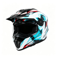 Casque de moto tout-terrain intégral certifié 3C, casque de protection pour la conduite sur sentier et moto tout-terrain