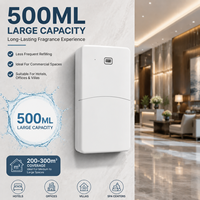 Diffuseur d'arômes mural sans eau H5 commercial 500 ml, machine intelligente de diffusion d'huiles essentielles pour le contrôle domestique
