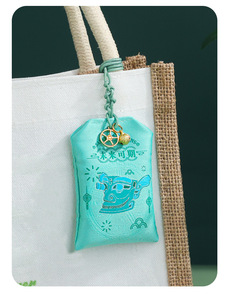 Dropshipping Gift CJH Sanxingdui Souvenir Carry on Purse, Chinese Style Sachet, Ancient Silk Printed Sachet Creative Niche Gifts - Product Image 3