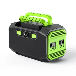 Generador recargable pequeño, gran batería de 150w para acampada, toma de corriente portátil