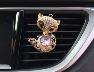 Clip de parfum de renard, sortie d'air de climatiseur de voiture, désodorisant, filtre à Air automobile, diffuseur de parfum, accessoires de voiture - Product Image 5