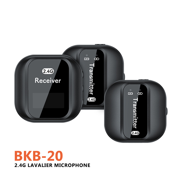 High Quality Professional Mini Wireless Lapel Clip Microphones Lavalier Microphones for Youtubers Vlog
