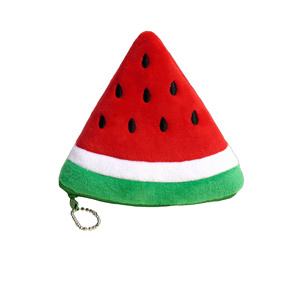 Karikatür Meyve Turtası Yaratıcı Fermuarlı Bozuk Para Cüzdanı Öğrenciler ve Çocuklar için Sevimli Mini Peluş Kulaklık Çantası ve Bozuk Para Çantası - Product Image 5