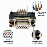Conector D-SUB Impermeable IP67, DB9 DB15 DB25, Macho y Hembra, Montaje en Panel, Tipo Soldadura, para Equipos Electrónicos de Exterior