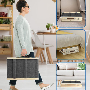 Escalera de escalada para perros ecológica plegable de madera maciza Bai Yue con tobogán inclinado y suministros para mascotas de forma cuadrada - Product Image 2