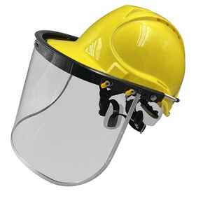 PC-Gesichtsschutz oder Gesichtsschutzschild mit Aluminiumrahmen CE EN 166 Stoßfest und Chemikalienspritzschutz - Product Image 4