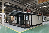 Maison conteneur extensible 20 pieds 40 pieds de luxe entièrement meublée en acier préfabriqué prix usine pour habitation extérieure