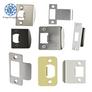 Nhà máy tùy chỉnh thực hiện chính xác đánh bóng thép không gỉ Anodized nhôm cửa chốt tấn công tấm cho khóa - Product Image 6