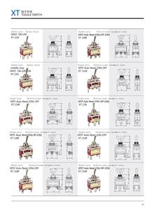 Kaidc สวิตช์สลับอัจฉริยะสำหรับอุตสาหกรรม XT-12B 25A โลหะทนทาน250V - Product Image 5
