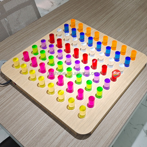 Pannello Sensoriale SHP per Autismo, Paratie Luminose con Barre Acriliche Colorate, Pannello Gigante Luminoso a LED (Lite Brite) - Product Image 1