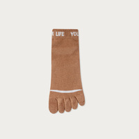 ODM OEM Chaussettes respirantes de haute qualité à 5 orteils, logo personnalisé, anti-transpiration des pieds, à séchage rapide Chaussettes homme femme à cinq orteils