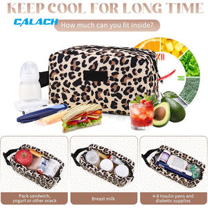 Eko-frinedly çocuklar küçük yalıtımlı sızdırmaz soğutucu çanta iş okul seyahat için dondurulabilir geri dönüşümlü malzeme öğle soğutucu çanta - Product Image 4