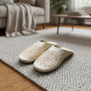 Sandalias de Interior con Punta Puntiaguda y Bordado Floral para <span class=keywords><strong>Mujer</strong></span>, Primavera, Todas las Temporadas, Parte Superior Sintética, Entresuela <span class=keywords><strong>EVA</strong></span> Suave y Acolchada - Product Image 5