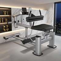 Machine de levée des mollets assise en gros avec coussin en mousse haute résilience – Équipement commercial de musculation des mollets pour salle de sport