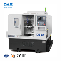 Tour à métaux miniature DAS DS-6Y, tour CNC avec commande Fanuc (en option), tour pour serrurier et traitement des métaux