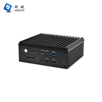 Mini PC Industrial Intel J6412 de Fábrica, DDR4 8GB, 256GB de Almacenamiento, Cuádruple LAN, 6 COM RS232 485, Sin Ventilador