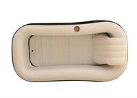Baignoire gonflable portable en PVC avec couvercle Pod de récupération en plastique adulte pliant plongeant pour un usage domestique dans la salle de bain