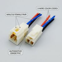 Sensor MAF 5-Kabel Plug and Play dan Kabel Harness ECU untuk Manajemen Mesin Sepeda Motor/Mobil dengan Isolasi PVC