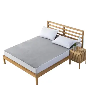 LATAM poliestere taffetà tessuto tinta unita Design semplice lenzuolo con angoli federa Set biancheria da <span class=keywords><strong>letto</strong></span> - Product Image 1