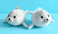 Animaux marins en peluche mignons personnalisés, requins, phoques, baleines, poupées, jouets en peluche apaisants pour enfants, cadeaux d'anniversaire