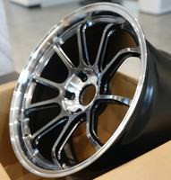 Jantes forgées style Advan RZ-DF de 17 et 18 pouces, 5x114.3, à profil profond et multi-branches, pour Honda S2000 AP1 AP2 Civic Type R