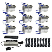 6/8/10/12 pièces/ensemble IP65 Led Downlight 1/3w blanc chaud Mini Spot Light Dimmable