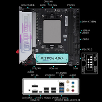 Placa Base Mini ITX TOPC Ryzen 9 7845HX, 12 Núcleos 24 Hilos, DDR5, NVME, OEM para Escritorio