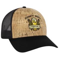 Casquette de camionneur personnalisée à 6 panneaux, style Otto, texture imitation bois, broderie de logo personnalisée de haute qualité, casquette structurée en maille