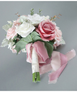Nuevo Diseño Profesional de <span class=keywords><strong>Ramo</strong></span> de Novia Artificial, Compre Ramos de Novia para Damas de Honor, Ramos de Flores Artificiales para Boda - Product Image 6