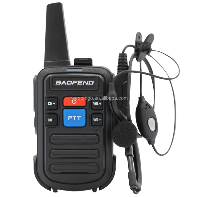Baofeng BF-C50 Mini Handheld Walkie Talkie 2-Way Type-C Charging Port Radio with 3.7V UHF Black PPT Mobile Phone