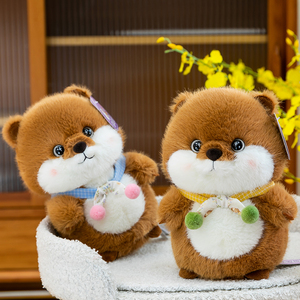 Vente directe d'usine, prix bas, jouet en peluche en forme de marmotte, adorable marmotte dodue, jouet en peluche en forme d'animal, compagnon de bébé, poupée - Product Image 3