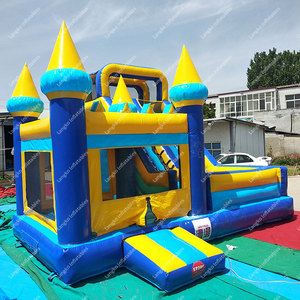 Thương Mại <span class=keywords><strong>Inflatable</strong></span> Jump House <span class=keywords><strong>Red</strong></span> Blue Bounce Combo Trượt Nước Hồ Bơi Bouncy <span class=keywords><strong>Castle</strong></span> Để Bán - Product Image 5