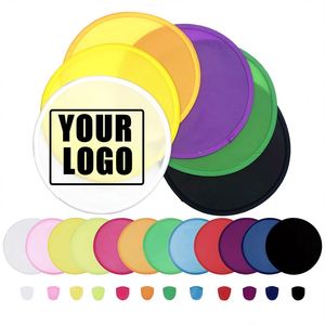Disque volant en nylon souple imprimé sur mesure, avec pochette pour éventail pliant rond en nylon, cadeau promotionnel pliable - Product Image 1