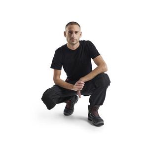 BLAKLADER - 152216459956D112 Craftsman <b>trousers</b> 4-way stretch Black/<b>Red</b> - EAN 7330509724316 WORK <b>TROUSERS</b> <b>CARGO</b> WORK <b>TROUSERS</b> - Product Image 4