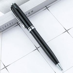Wholesale 1.0Mm Metal Ballpoint Logo Engraving Black Promotional Gift <b>Pens</b> for Hotels and Business Conferences - Product Image 4