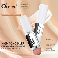 Stick de fond de teint changeant de couleur, correcteur longue durée, imperméable, couvrance totale, hydratant, fini mat naturel, maquillage du visage