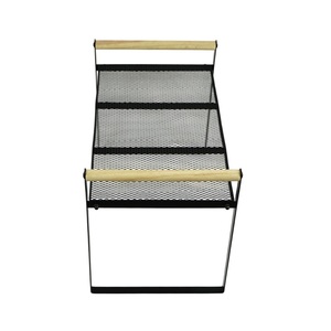 Égouttoir à vaisselle moderne à 2 niveaux en acier inoxydable, étagères de rangement de cuisine sur table avec égouttoir pour bols et assiettes - Product Image 2