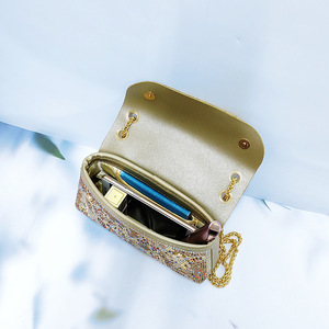 Rhinestone Fashion PU Wedding <b>Clutch</b> Evening Bag for Women with Polyester Lining - Product Image 6