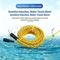 Detector de Fugas de Agua con Comunicación RS485, Sensor de Cuerda, Pantalla LCD, Salida de Relé, DC 10-30V, Controlador de Posicionamiento y Monitor