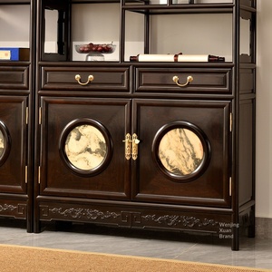 Redwood Ziguang Sandalwood Ming and Qing Classical Jiangsu <b>Antique</b> Tea Rack Display Cabinet Storage Shelf Bogu <b>Frame</b> Sand - Product Image 4