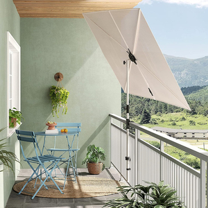 YASN <span class=keywords><strong>Parasol</strong></span> <span class=keywords><strong>de</strong></span> balcon pare-soleil rectangulaire en acier avec rotation à 360 degrés - Product Image 2