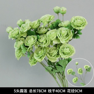 Nouvelle Arrivée Série Verte Décoration Florale Artificielle Asperge, Barbe de Dragon, Romarin pour Mariage - Product Image 5