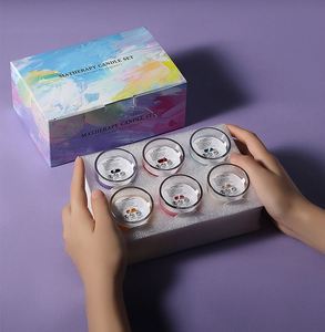 Bougies Parfumées pour la Décoration Intérieure, Cadeaux d'Anniversaire, Coffret Cadeau Saint-Valentin, Ensemble de Bougies en Pot - Product Image 2